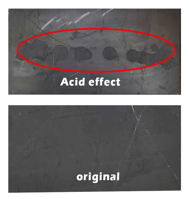 Acid effect