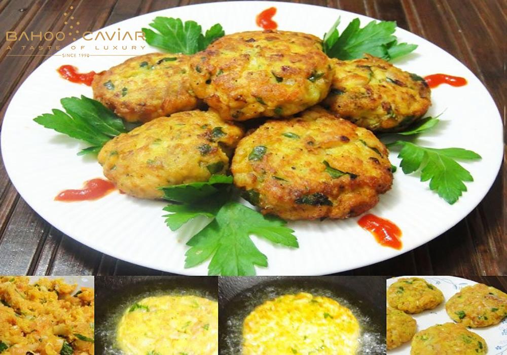 کتلت ماهی سالمون