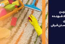 بهترین مواد شوینده برای شستن فرش